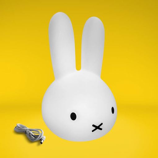 Luminária Cabeça Coelho RGB Sem Fio Bunny Miffy