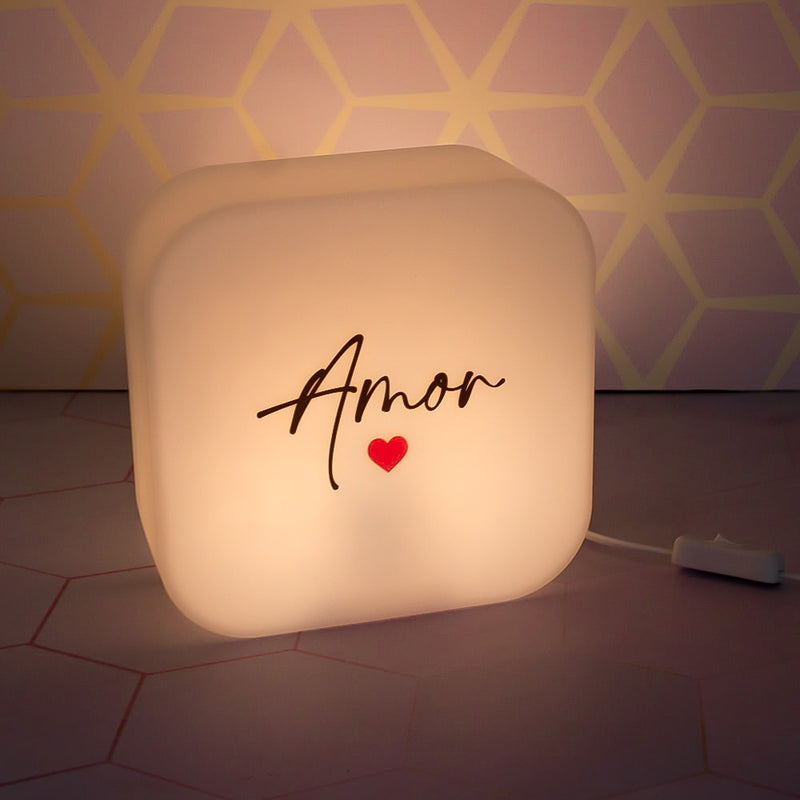 Luminária Box Muito Amor