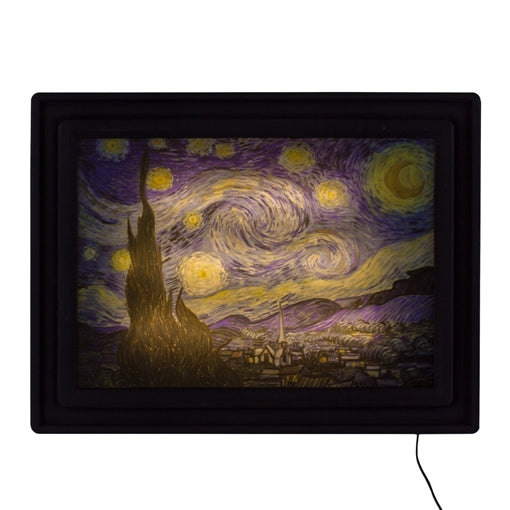 Luminária Quadro Noite Estrelada