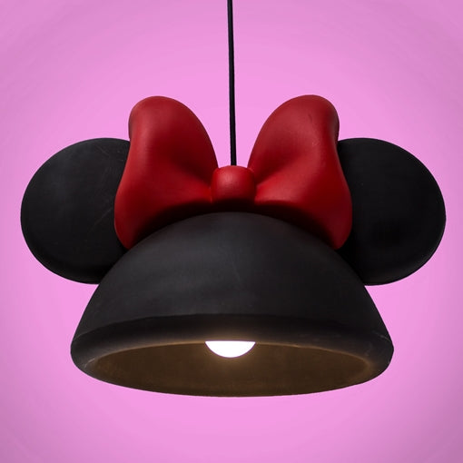 Luminária Orelhas Minnie Black Pendente