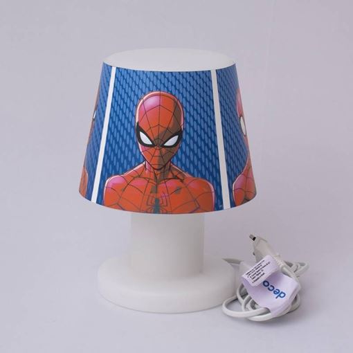 Luminária Abajur de Mesa Homem Aranha Marvel