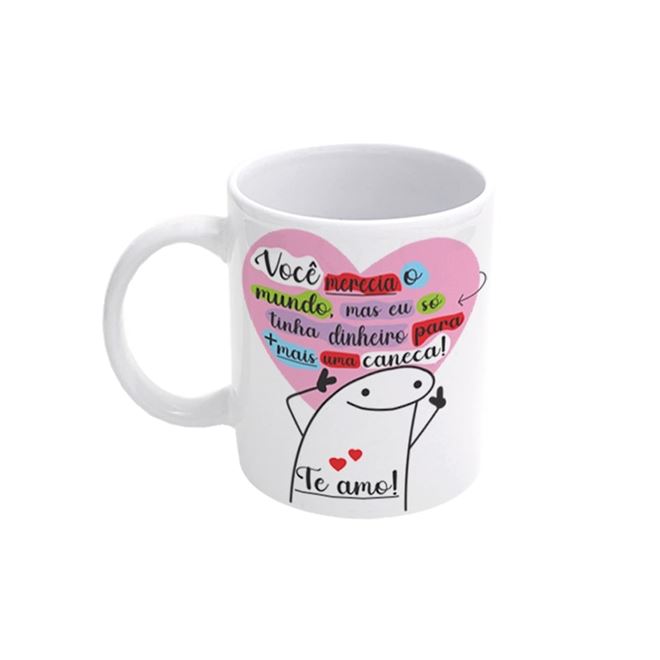 Caneca de Porcelana Flork - Você Merecia