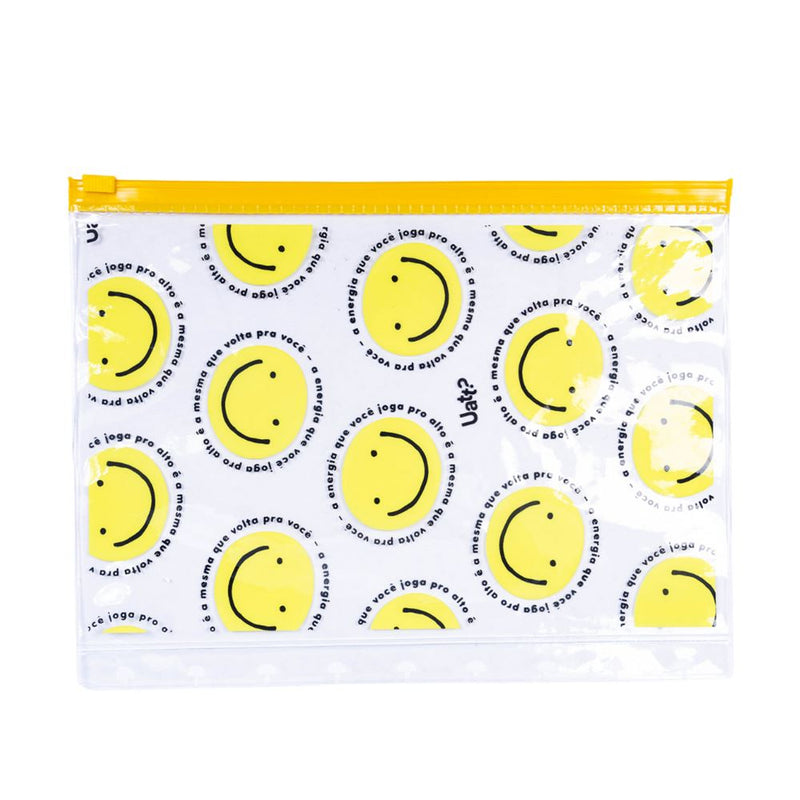 Necessaire Ziplock Para Caderno de Discos - Smiles