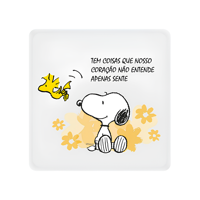 Luminária Box Slim Snoopy - Coração Sente