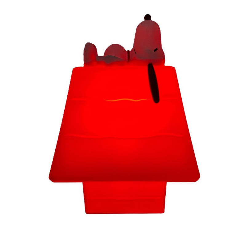 Luminária 3D Casinha Snoopy Peanuts com Lâmpada