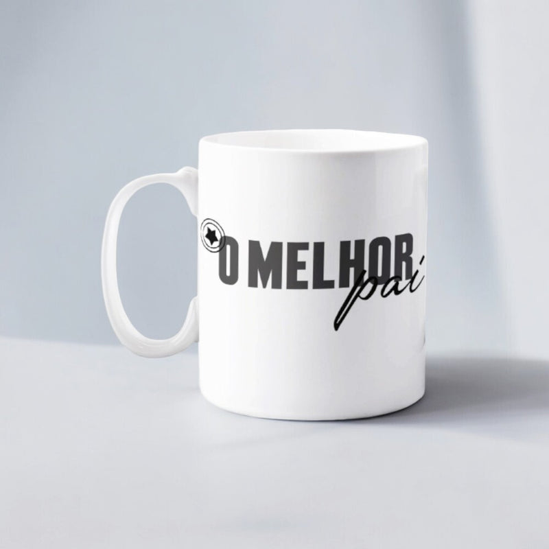 Caneca de Cerâmica 300ml - O Melhor Pai