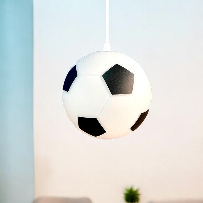 Luminária Lustre Pendente Bola de Futebol Bivolt